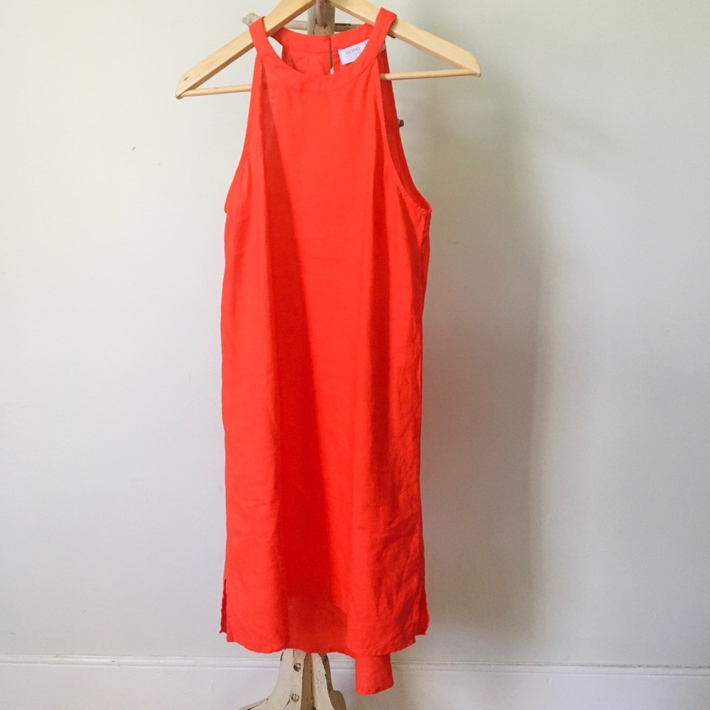 Vibrant linen shift dress - Picture 6 of 13